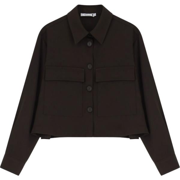 Cappotto da donna in nero pece corto Please