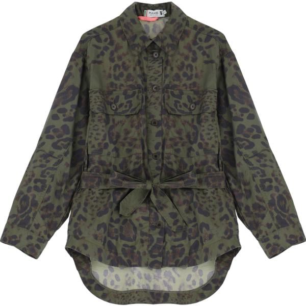 blazer Please grigio animalier