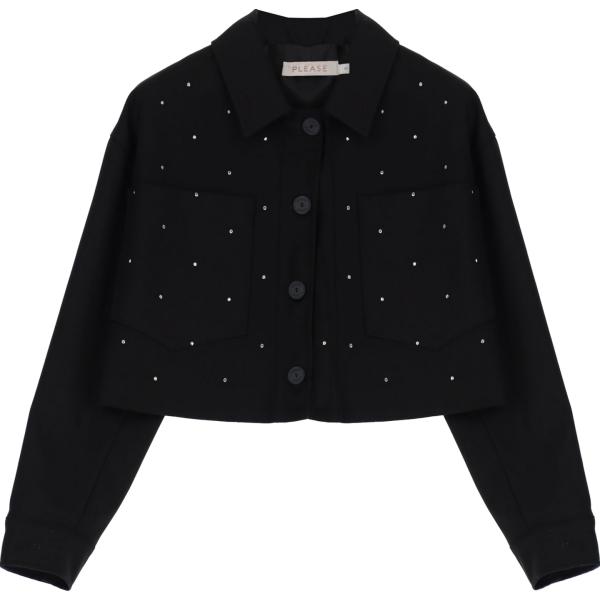 giacche Please nero tinta unita