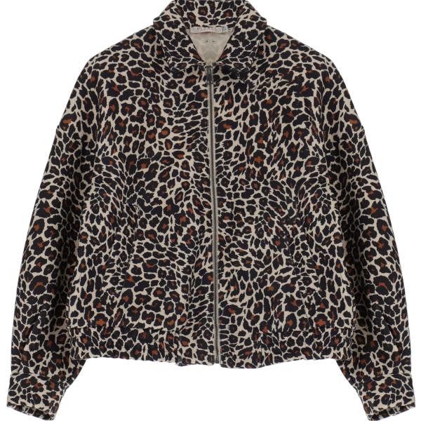blazer Please nero animalier