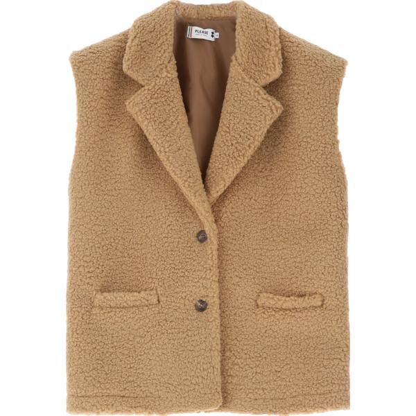 gilet Please marrone