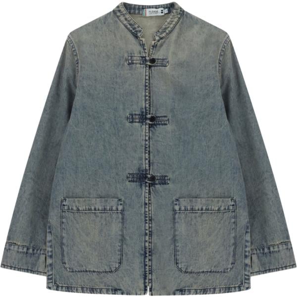 blazer Please grigio a righe