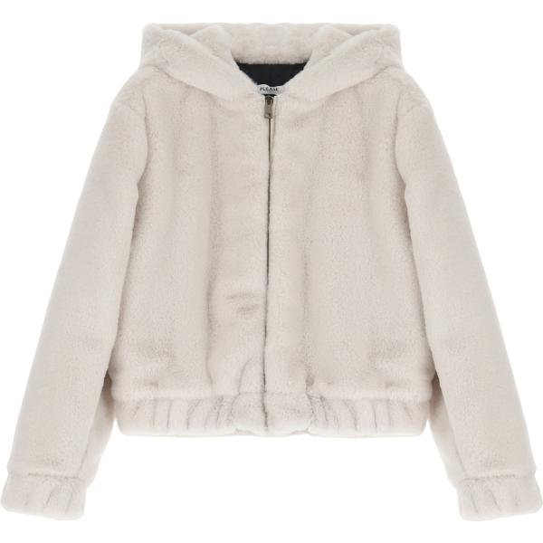 blazer Please bianco tinta unita