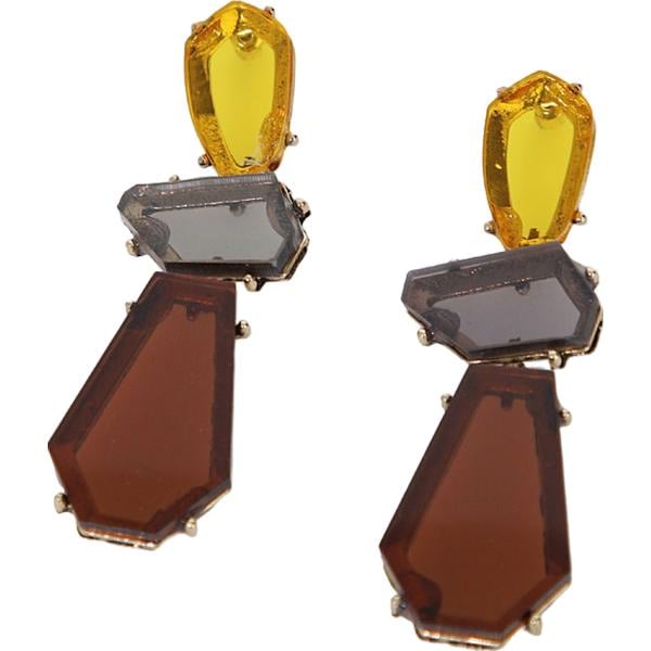 orecchini Dixie marrone