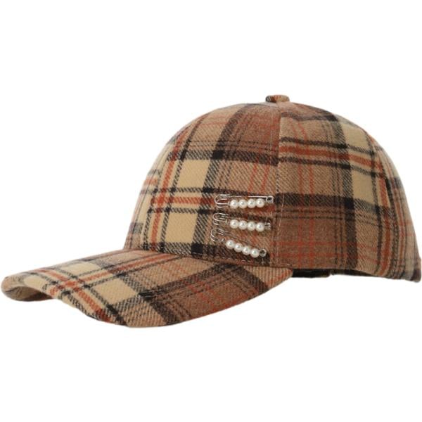 cappelli con visiera Dixie marrone a quadri