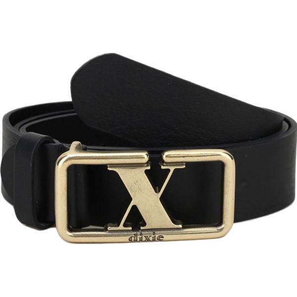 cinture Dixie nero tinta unita