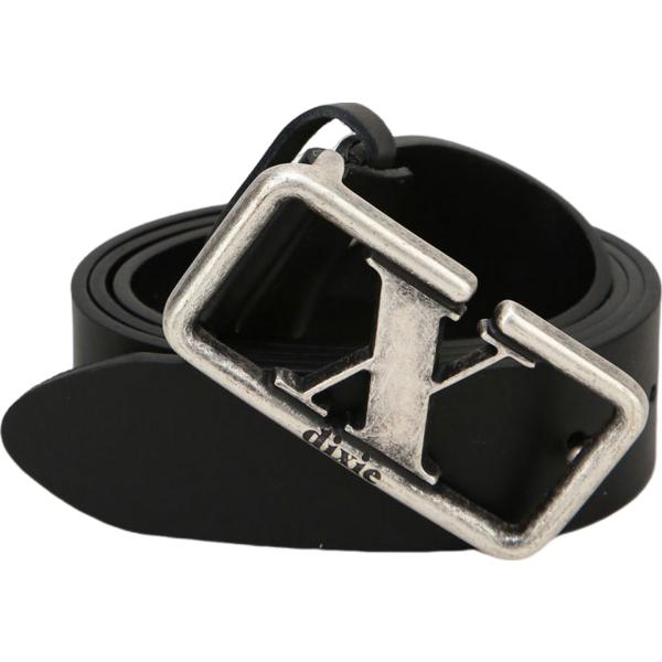 cinture Dixie nero tinta unita