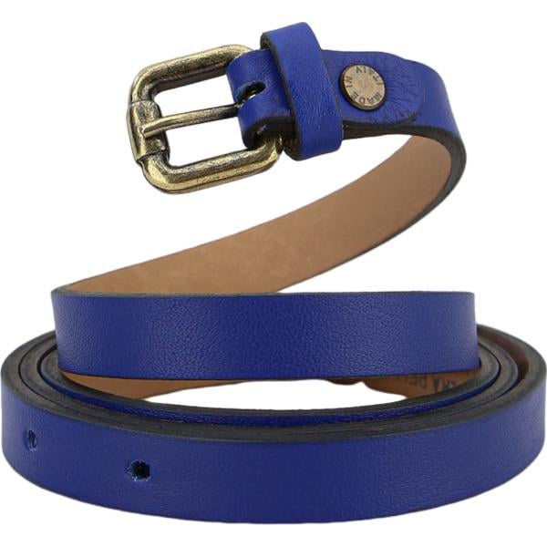 cinture Dixie blu tinta unita