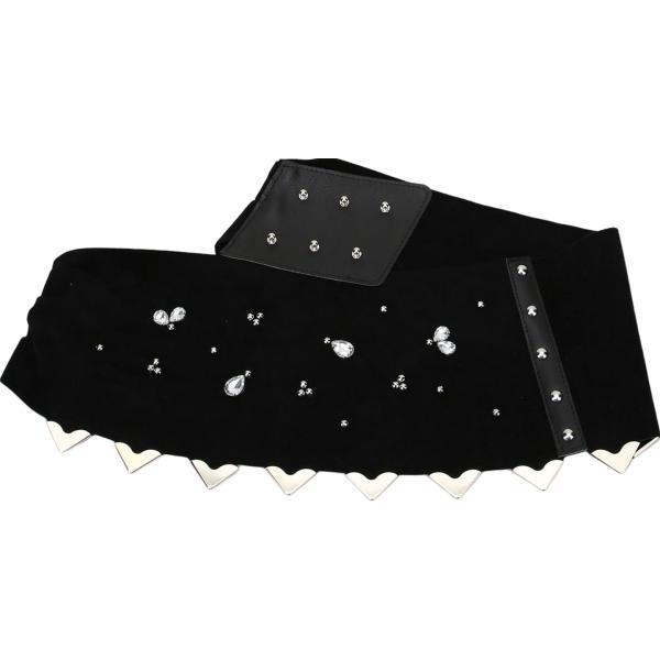 cinture Dixie nero tinta unita