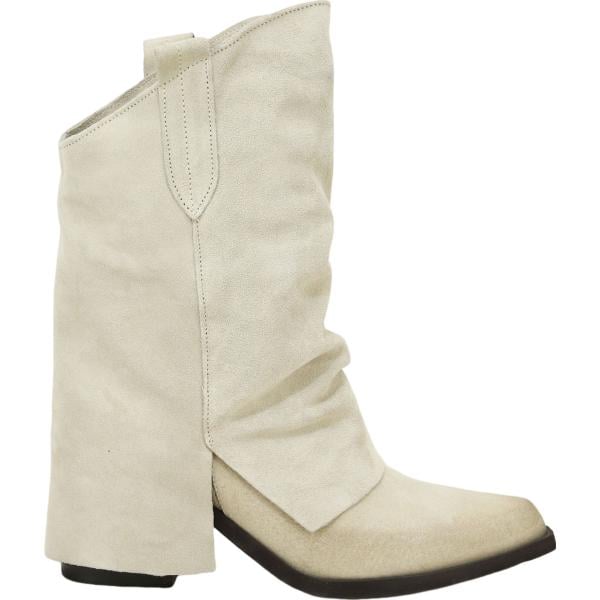 stivaletti Dixie bianco tinta unita