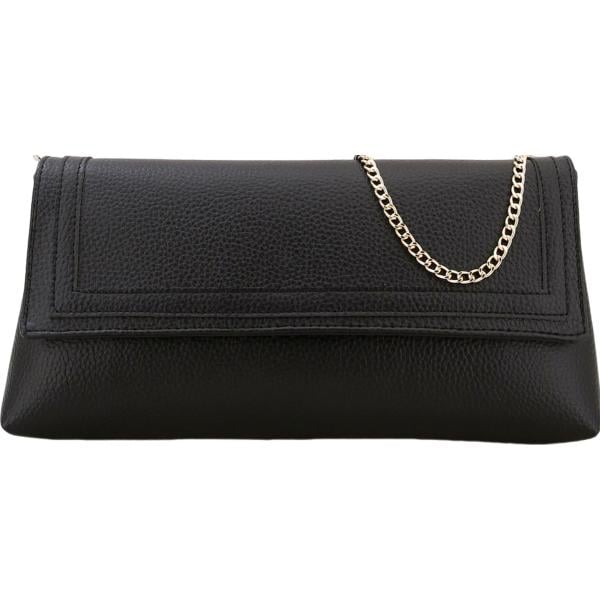 pochette Dixie nero tinta unita