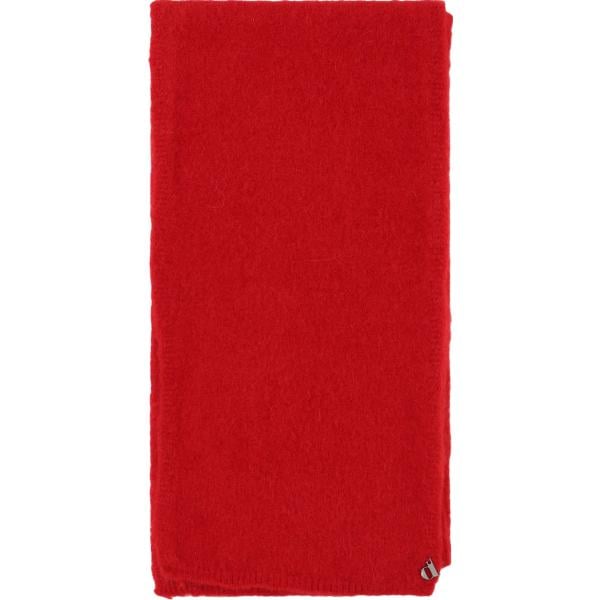 stole Dixie rosso tinta unita