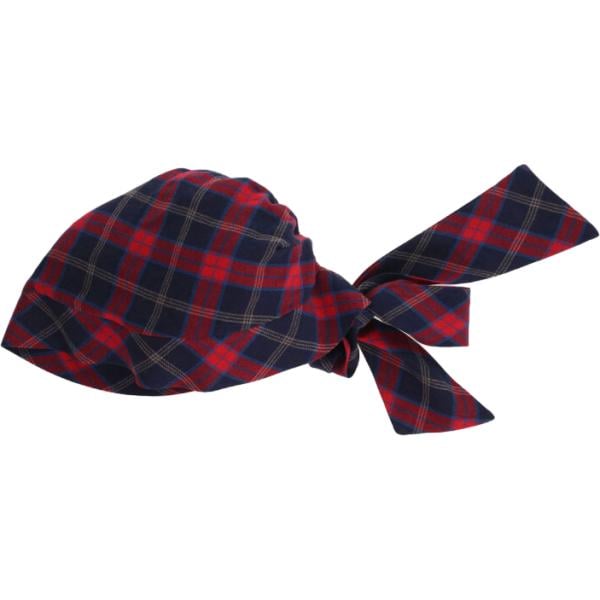 fasce per capelli Dixie rosso scozzese