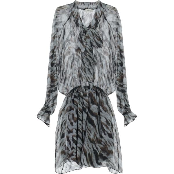 vestiti corti Dixie grigio animalier