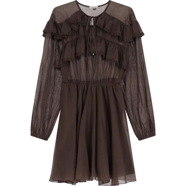 vestiti corti Dixie marrone