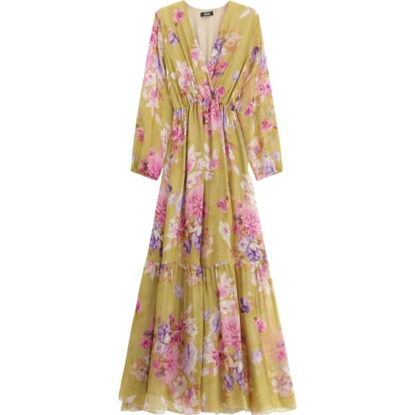 vestiti lunghi Dixie marrone a fiori