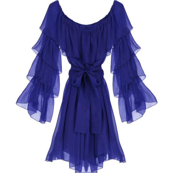 vestiti corti Dixie blu
