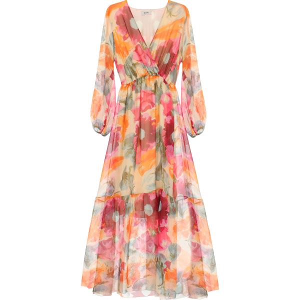 vestiti lunghi Dixie marrone a fiori