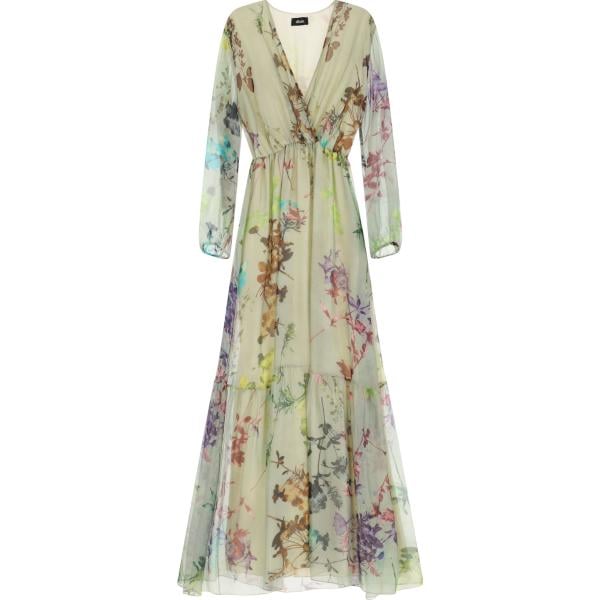 vestiti lunghi Dixie marrone a fiori