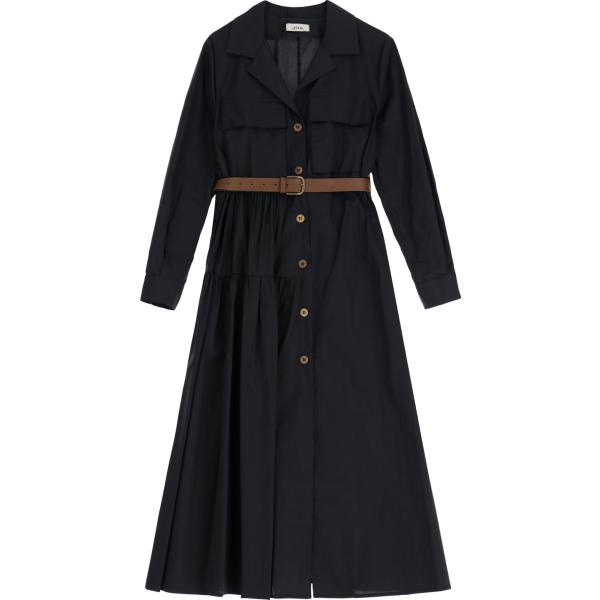 vestiti midi/longuette Dixie nero