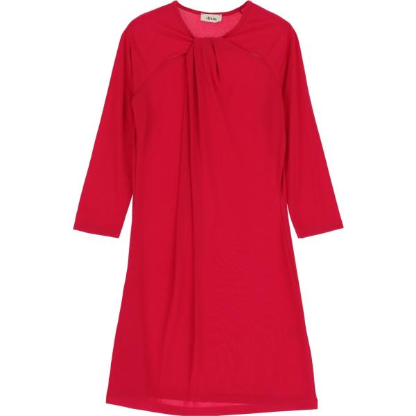 vestiti corti Dixie rosso tinta unita