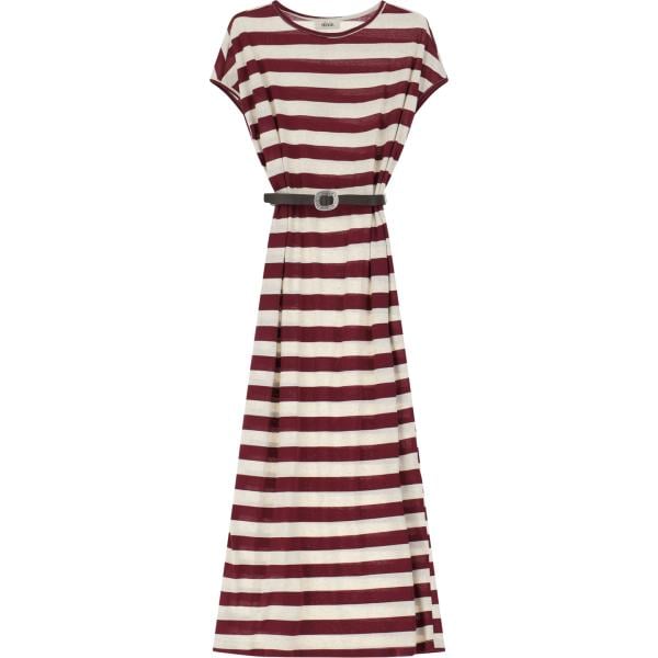 vestiti midi/longuette Dixie multicolore a righe