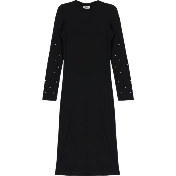 vestiti midi/longuette Dixie nero tinta unita