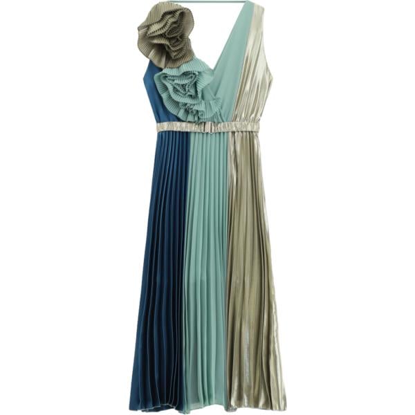 vestiti asimmetrici Dixie verde