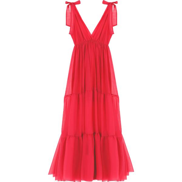vestiti lunghi Dixie rosso