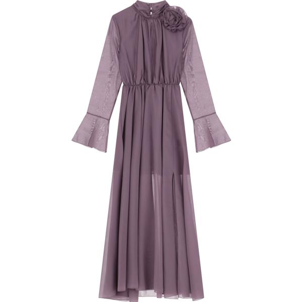 vestiti lunghi Dixie grigio a fiori