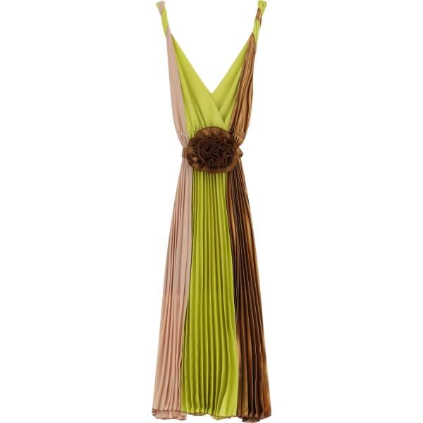 vestiti lunghi Dixie verde a fiori
