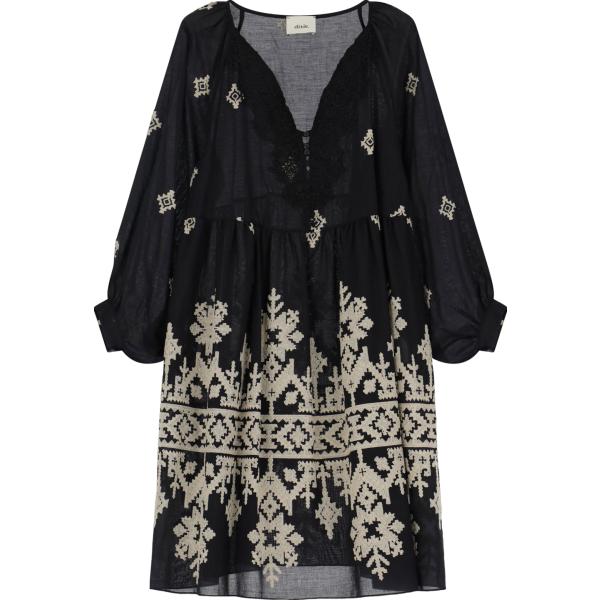 vestiti Dixie nero con stampe