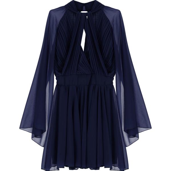 vestiti corti Dixie blu tinta unita