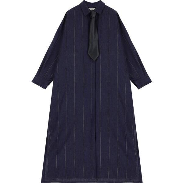vestiti lunghi Dixie blu a righe