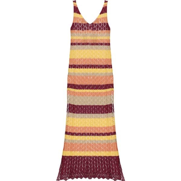 vestiti lunghi Dixie giallo a righe