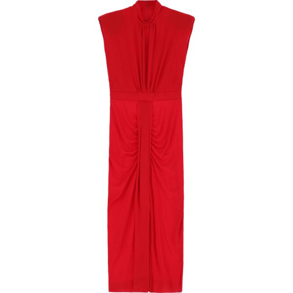 vestiti midi/longuette Dixie rosso tinta unita