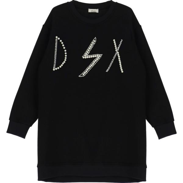 vestiti corti Dixie nero con stampe