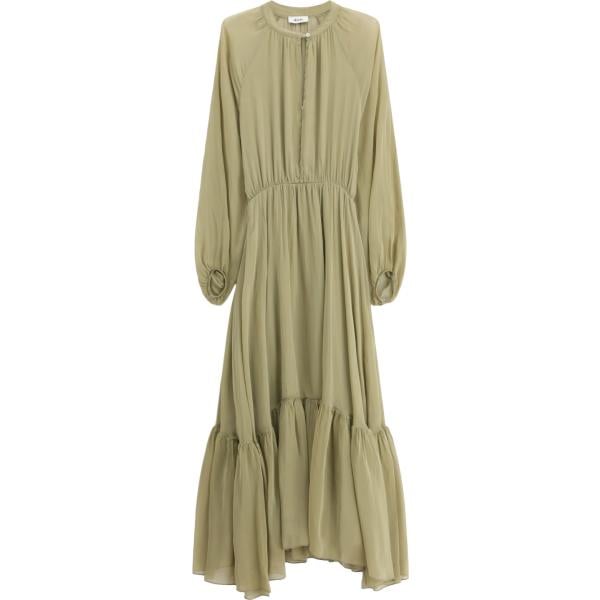 Vestito lungo da donna in marrone chiaro lungo Dixie