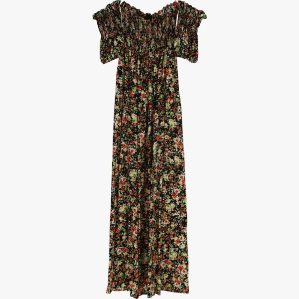 vestiti lunghi Dixie marrone a fiori