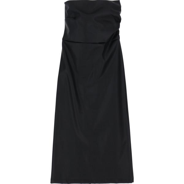 vestiti midi/longuette Dixie nero tinta unita