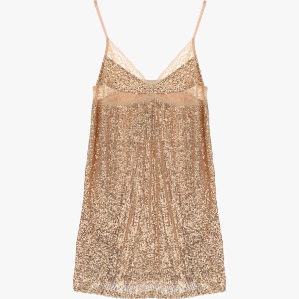 vestiti corti Dixie marrone tinta unita