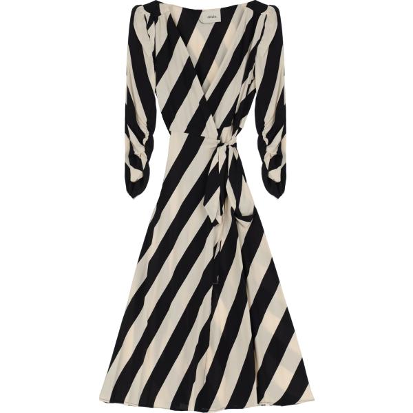 vestiti midi/longuette Dixie multicolore a righe