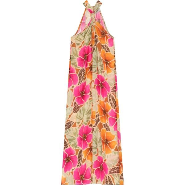 vestiti lunghi Dixie marrone a fiori