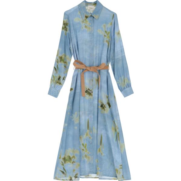 vestiti midi/longuette Dixie blu a fiori
