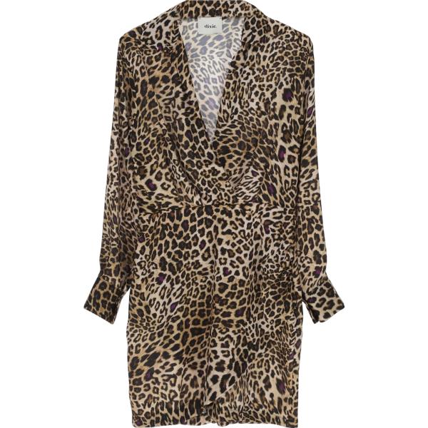 vestiti chemisier Dixie marrone animalier