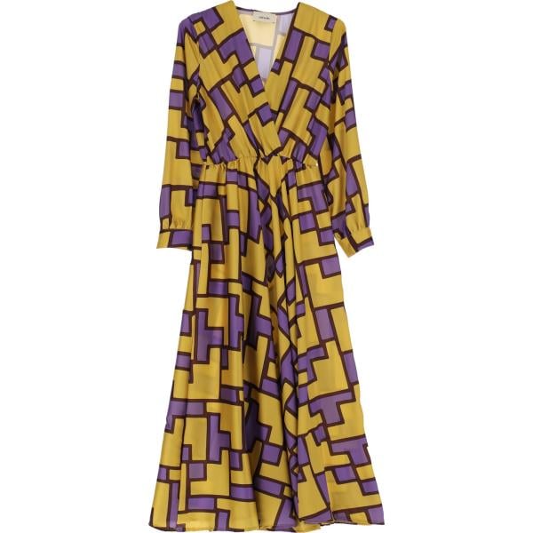 vestiti midi/longuette Dixie multicolore geometrica