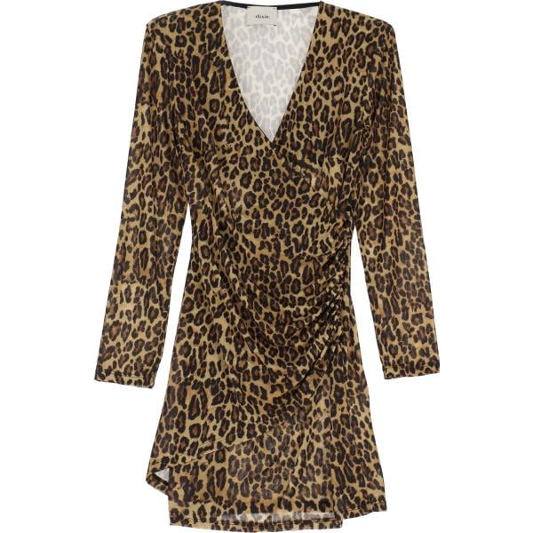 vestiti corti Dixie marrone animalier