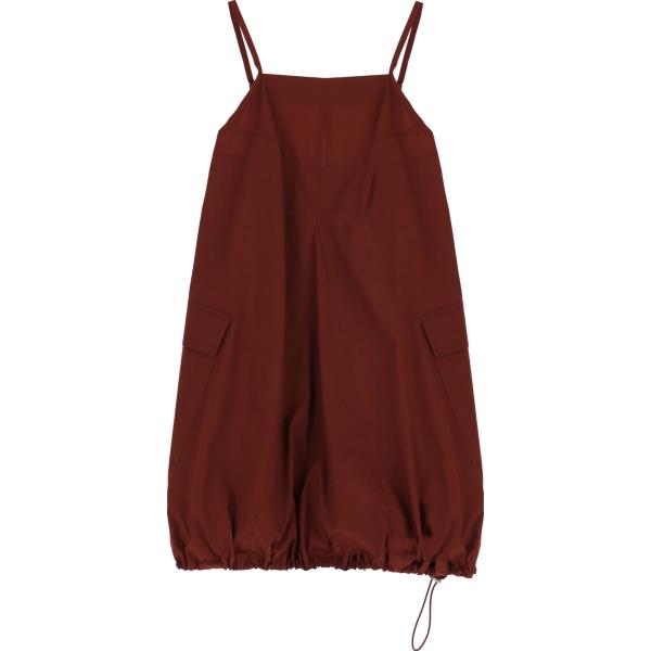 vestiti corti Dixie rosso tinta unita