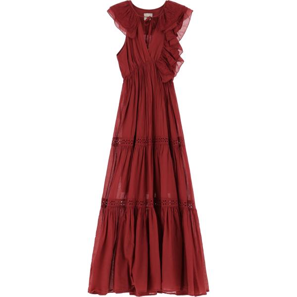 vestiti lunghi Dixie rosso