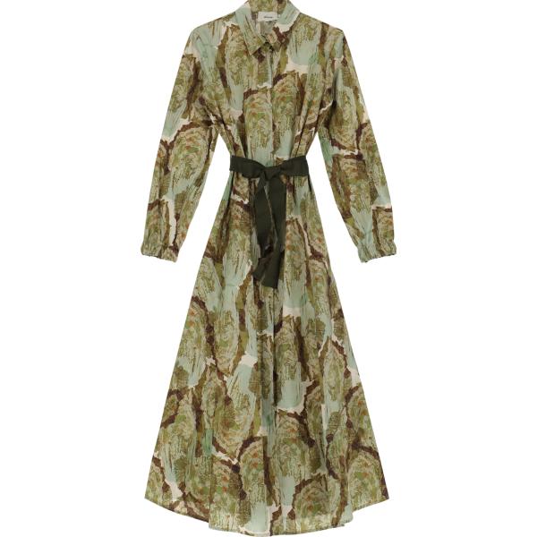 vestiti midi/longuette Dixie verde